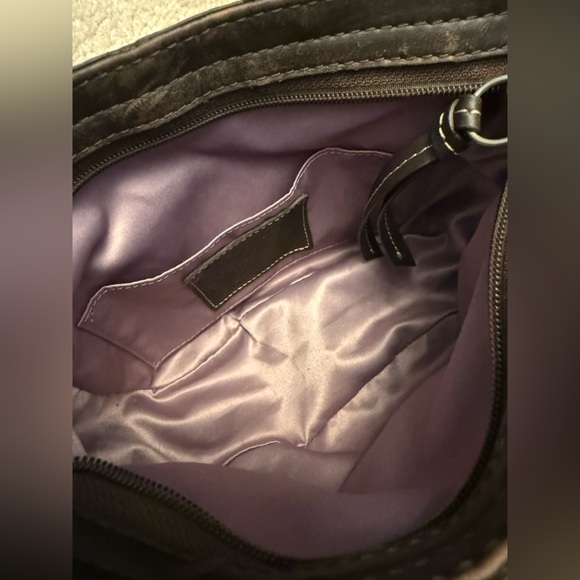 Vintage Coach Dark Brown and Tan Shoulder Bag - Picture 7 of 10